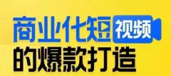 商业化短视频的爆款打造课,带你揭秘爆款短视频的底层逻辑