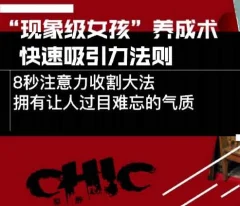 Chic原醉《现象级女孩养成术,快速吸引力法则》
