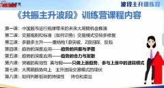 余思敏波段主升训练营,共振主升波段训练营公开课