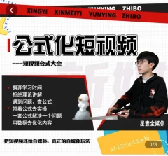 星壹-公式化短视频,利用工具制作内容和理解数据,自媒体玩法