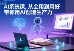 AI系统课从会用到用好,带你用AI创造生产力