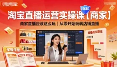 淘宝直播运营实操课【商家】商家直播应该这么玩,从零开始玩转店铺直播