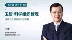 卫哲·科学组织管理 组织人效提升的科学攻略