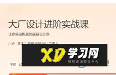小乔:大厂设计师进阶实战32讲