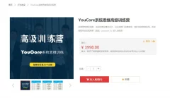 YouCore系统思维应用 高级训练营,真正从“知道”到“做到” 价值3998元