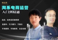 2023手淘搜索实操课+体系化课程,起店起单品实操视频课程