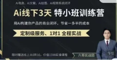 俗人六哥AI实操培训第20-21期线下,0基础保姆级教程,3月最新整理,企业获客、降本增效、打造超级个体