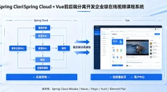 Spring Cloud+Vue前后端分离 开发企业级在线视频课程系统