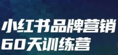 小红书品牌60天训练营第6期,GMV2亿级品牌老板都在学,教会你内容营销底层逻辑