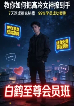 白鹤至尊会员班课程,教你如何把高冷女神撩到手