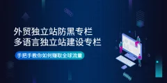 外贸独立站防黑专栏+多语言独立站建设专栏