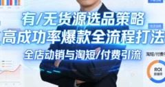 子鹏讲电商·淘宝私家班(更新5月)