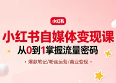 大漂亮·小红书自媒体变现课