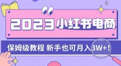 阿本小红书电商陪跑营4.0,带大家从0到1把小红书做起来