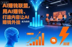 AI賺钱联盟,用AI賺钱、打造内容让AI成为你的賺钱外挂