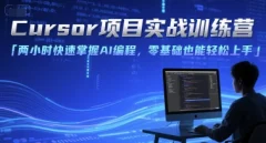 Cursor项目实战训练营,两小时快速掌握AI编程,零基础也能轻松上手