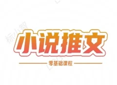 小说推文全流程课程-小说推文零基础教程