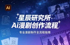 星辰研究所AI漫剧创作流程,专业漫剧制作全流程指南