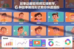 故事动画短视频实操教学,6种故事展现形式教你快速涨粉