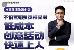 房地产营销高效活动36计,宋博地产营销课