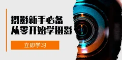 摄影新手必备:从零开始学摄影,器材、光线、构图、实战拍摄及后期修片