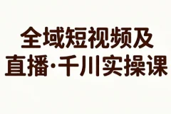 老赵全域短视频及直播·千川实操课(更新)