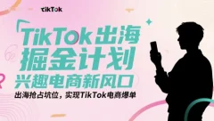 TikTok出海掘金计划,兴趣电商新风口,出海抢占坑位,实现TikTok电商爆单