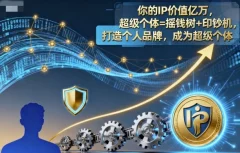 你的IP价值亿万超级个体=摇钱树+印钞机,打造个人品牌,成为超级个体