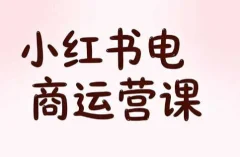 江野·小红书电商运营课