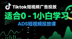 万三老师Tiktok短视频广告投放,适合0-1小白学习ADS短视频投放课