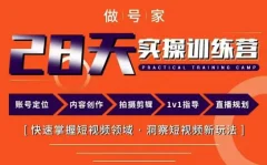 做号家内容创作实操运营课,快速掌握短视频领域,洞察短视频新玩法