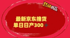 外面最高收费到3980的京东撸货项目,号称日产300+的项目(详细玩法视频教程)