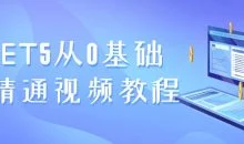 .NET5从0基础到精通视频教程