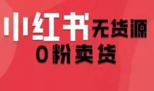 爱野佩佩·小红书无货源0分卖货(更新9月)