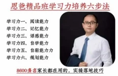恩爸学习力培养六步法 学习窍门