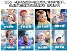 AI制作宝宝第一视角科学育儿小知识视频,短短两月获赞百万的流量密码(详细教学)